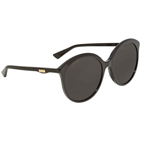 NEW Gucci Grey Round Women\'s Sunglasses